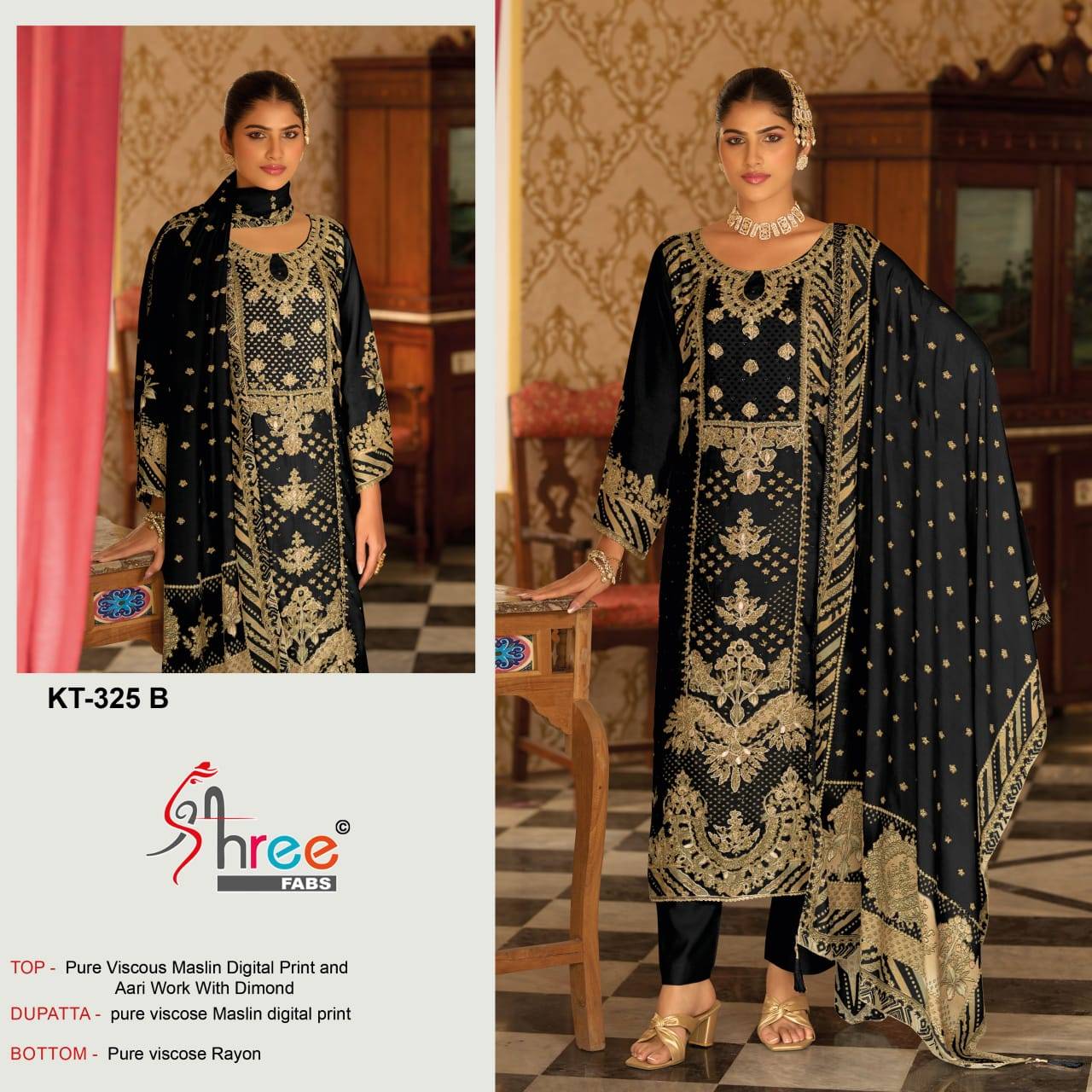 Shree Kt 325 A To D Designer Salwar Kameez manufacturers in Mumbai